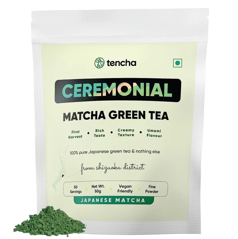 Tencha Matcha Green Tea Powder from Japan (Ceremonial+Shaker) 30g