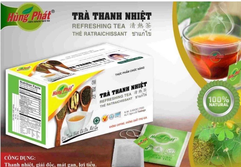 Hung Phat Tea - 25 Bags Refreshing Tea - Pack of 6 gallery