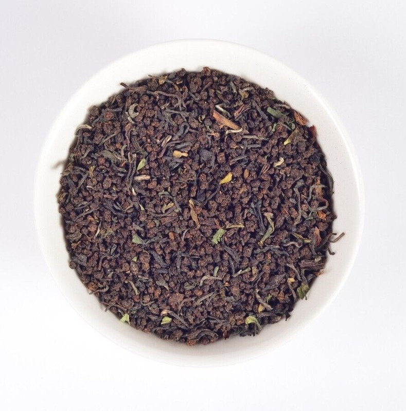 Indian Masala Chai Spiced Black Tea Assam CTC Loose Leaf Blend Healthy Detox