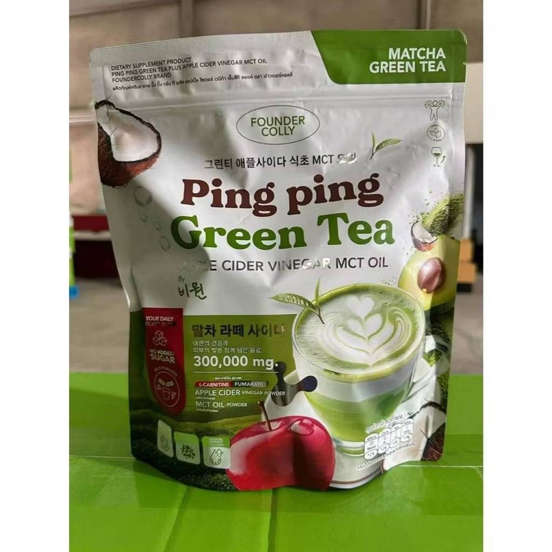 3 X Ping Ping Green Tea Matcha Instant Powder Drink 30 Sachets gallery