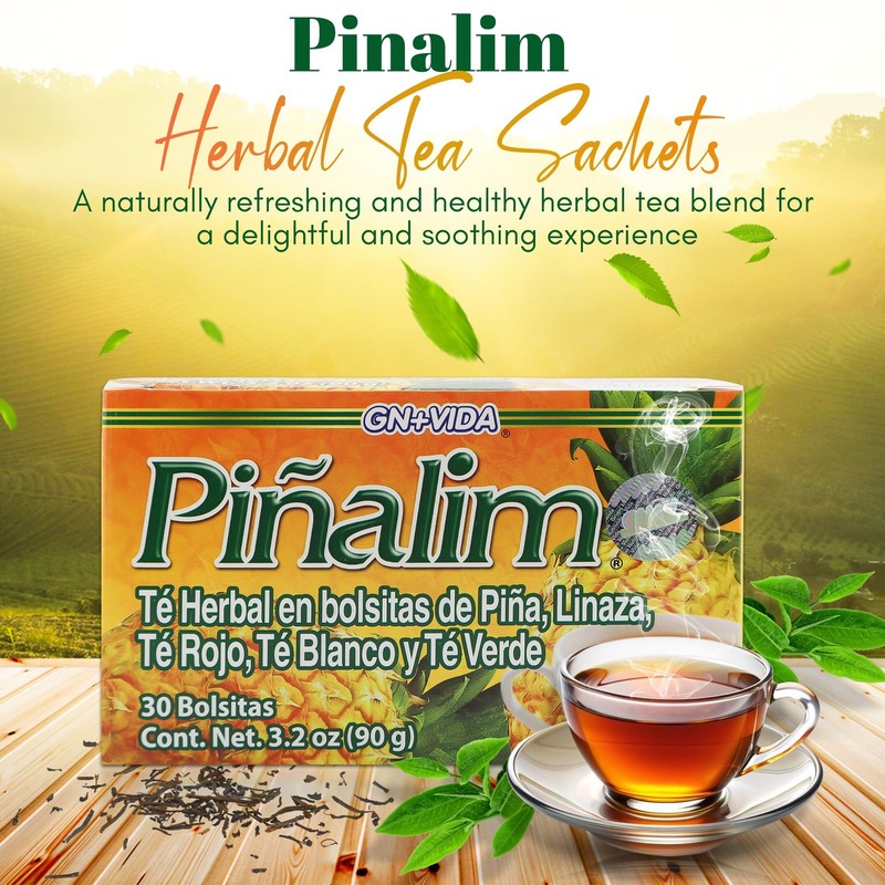 GN + VIDA Pinalim Tea | Pineapple Based Tea Containing Red Tea, Green Tea, Wh... gallery