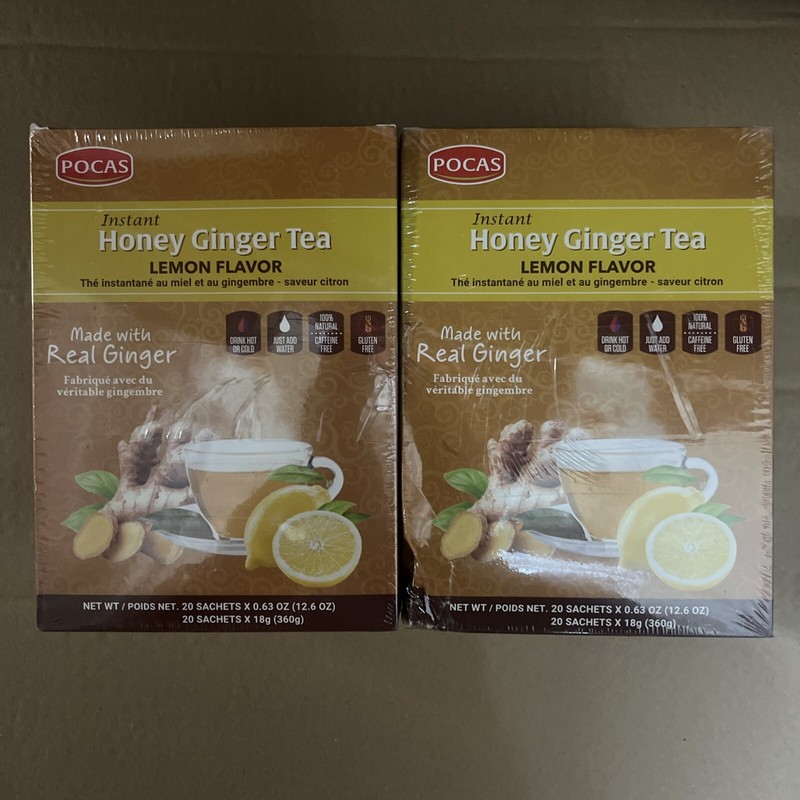 Honey Ginger Tea–Instant Powder Packets Gluten Caffeine Free -2 packsEXP:06/2024