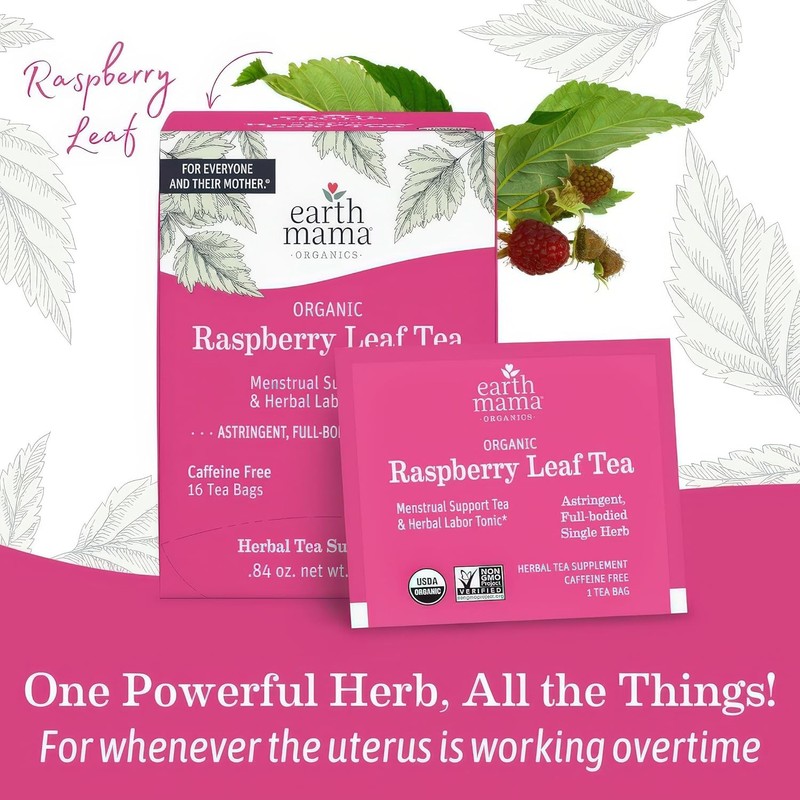 Organic Red Raspberry Leaf Tea Labor Prep & Menstrual Support Herbal Tea gallery