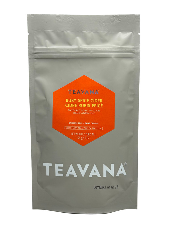 Teavana Ruby Spice Cider Rooibos Herbal Loose Leaf Tea 2oz Factory Sealed Bag