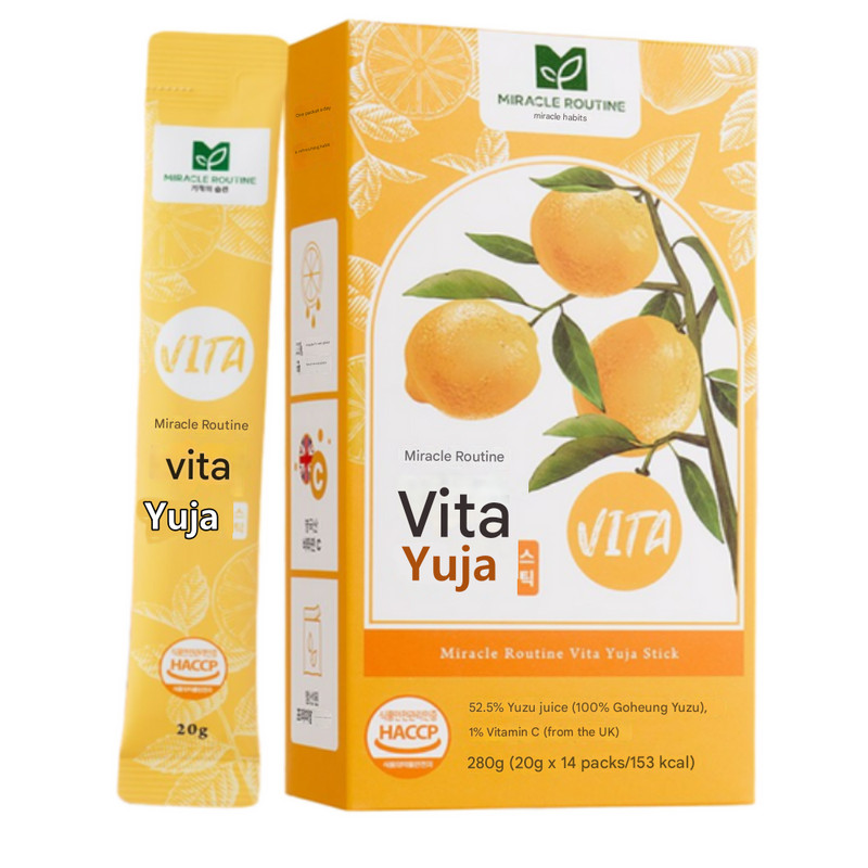 Miracle Routine Yuja Tea 20g x 28(14x2Box) Sticks