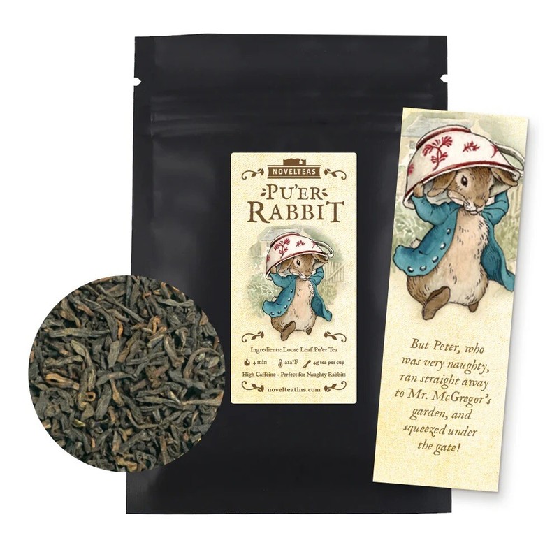 Pu’er Rabbit – Beatrix Potter Loose Leaf Tea Pouch NovelTeas (2 ounces)