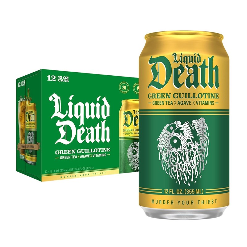Refreshing Green Guillotine Iced Tea – 12 Fl Oz, Low Calorie & Dairy-Free
