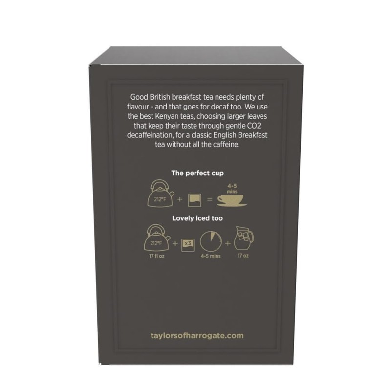 Decaffeinated Breakfast, Black Tea, Pillow Bags, 50 Count, Pack of 1 Rich, Br... gallery