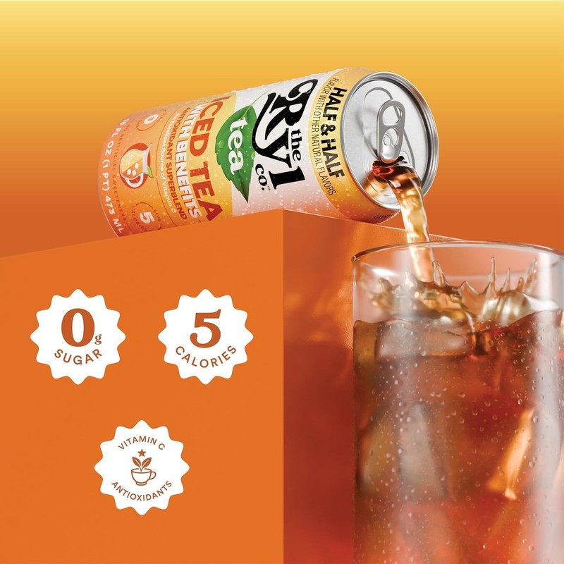 Low Calorie Ryl Iced Tea, Half & Half - 12-Pack, 16 Fl Oz gallery