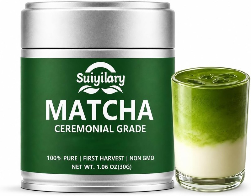Ceremonial Grade Matcha Powder, Premium First Harvest Green Tea Powder – 100%