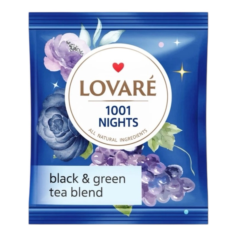 LOVARE Gift Set "BOUQUET" Assorted Black & Green Tea 30 Bags 6 flavors- Ukraine gallery
