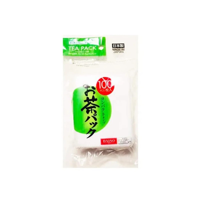 DAISO Tea Pack Compact Type 100 bags Leaf Filter 100 pack gallery