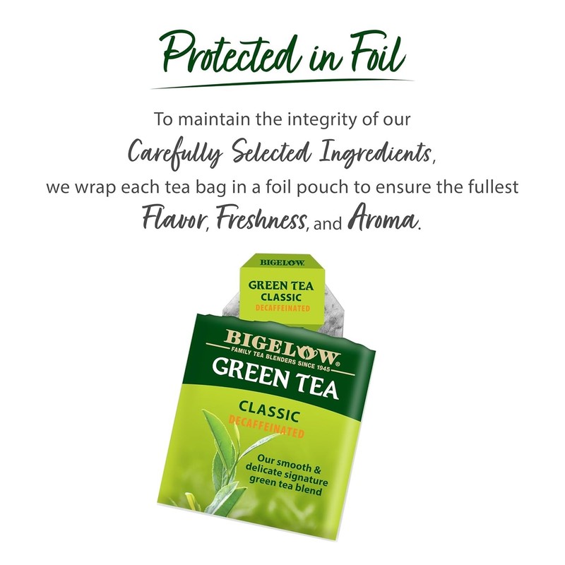 Bigelow Green Decaffeinated Tea - 20 Per Box - (1) Box Total gallery