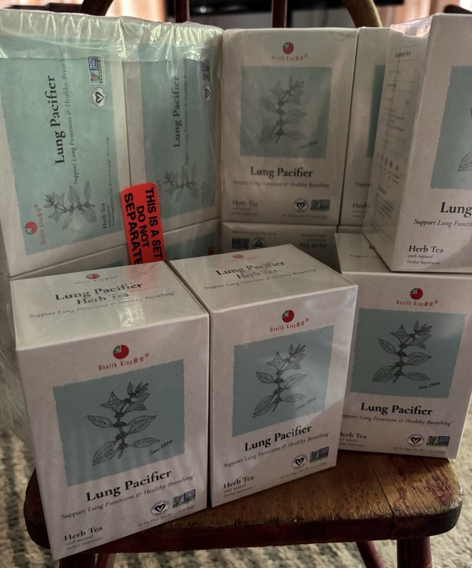 Lung Pacifier Herb Tea by Health King (12 Boxes of 20 Teabags Each) gallery