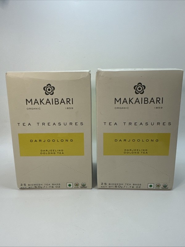 2x Makaibari Tea Treasures Darjoolong Tea USDA Certified 100 Grams Total 07/2026 gallery