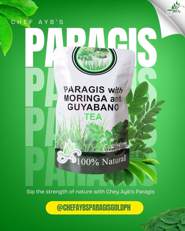 Chef Aybs Paragis Tea with Moringa & Guyabano Extract 3 In 1 (20 Tea bags) gallery
