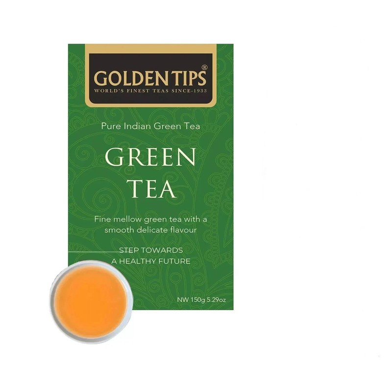 Golden Tips Pure Green Tea (100 Bags, 150 Gram) Free Shipping World Wide