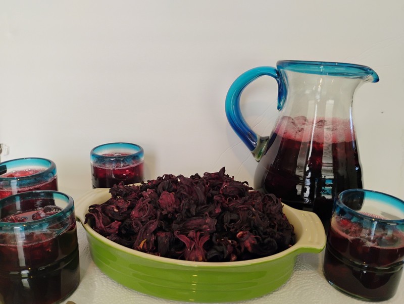 Premium Dried Hibiscus Tea, Roselle, Flor de Jamaica, Sorrel, USA Grown, 1 lb.