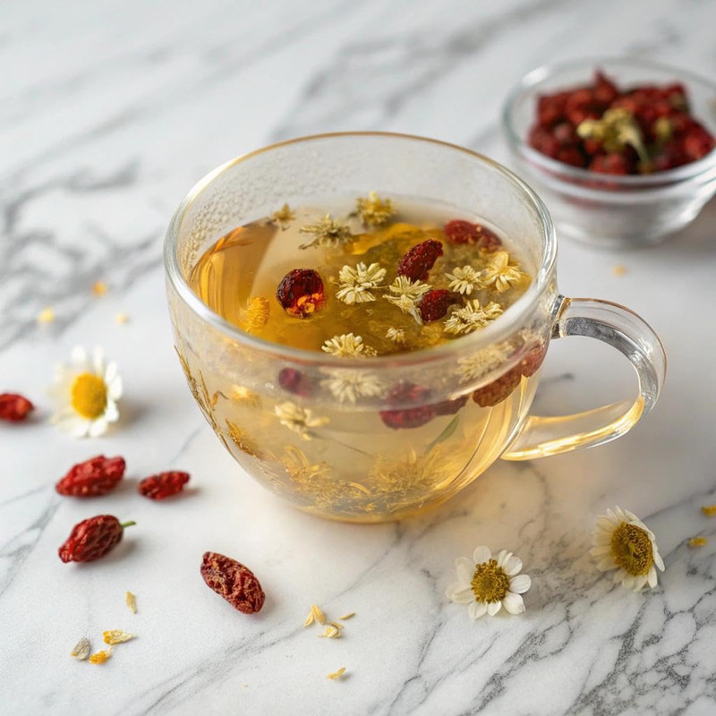 Dandelion Wolfberry Tea, Natural Kidneys & Liver Health Dandelion Root Tea with gallery