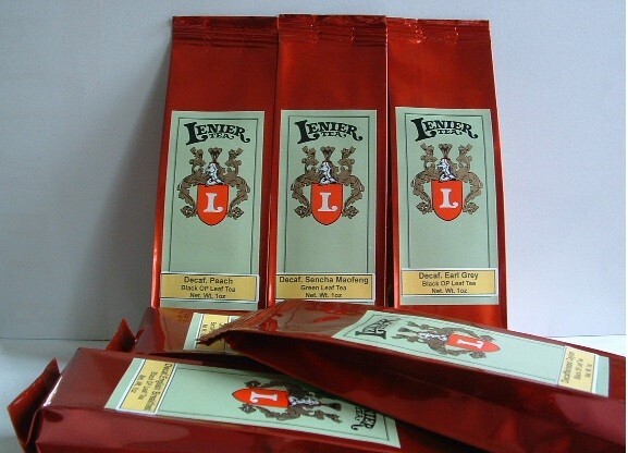 Lenier Sample Decaffeinated Flavored Leaf Teas 6 – 2oz Sample # 5