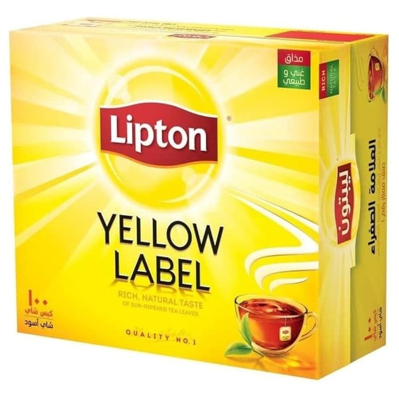 Liptons Black Tea Bags Value Pack | 100 Tea Bags 200g Free Delivery 7-10 Days