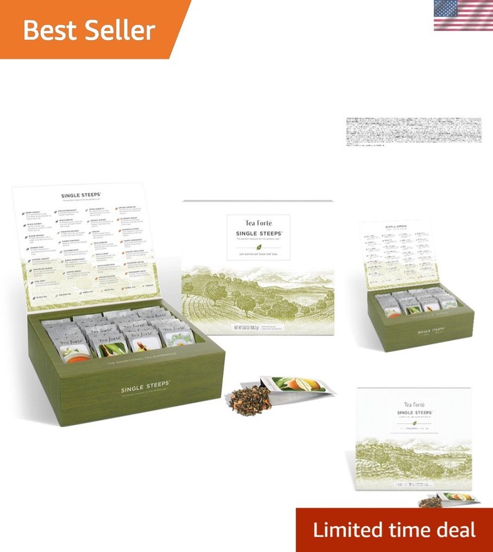 Deluxe 28 Count Tea Sampler with Assorted Flavors – Perfect for Gift Giving