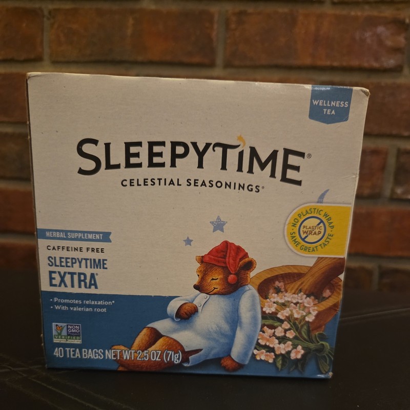 Wellness Tea, Sleepytime Extra®, Caffeine Free, 40 Tea Bags Box 2.5 oz