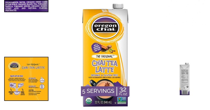 Authentic Chai Concentrate 32 Oz - Easy, Versatile, Organic Delight gallery
