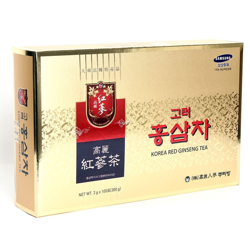 Anti Stress Fatigue Korean Red Ginseng Extract Red Ginseng Root Tea 3g x 100bags