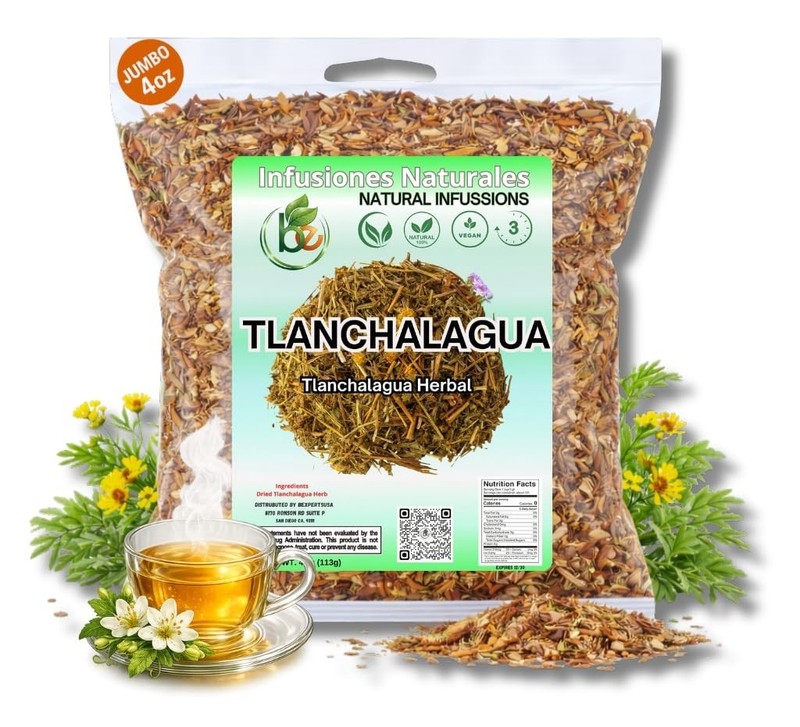 Tlanchalagua Té Herbal (Tlanchalagua Dried Herbal Tea) 4 oz (113g)