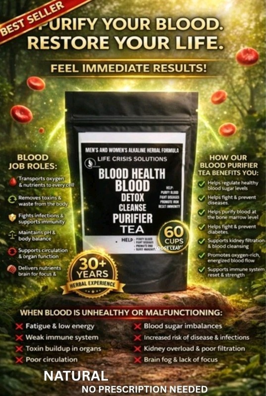 2000 X EFFECTIVE 60 PLUS CUPS SUPPLY NATURAL BLOOD DETOX FLUSH PURIFER TEA