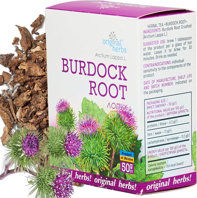 Burdock Root Tea (Лопух) – 50g (1.76 oz) | Loose Leaf, Original Herbs