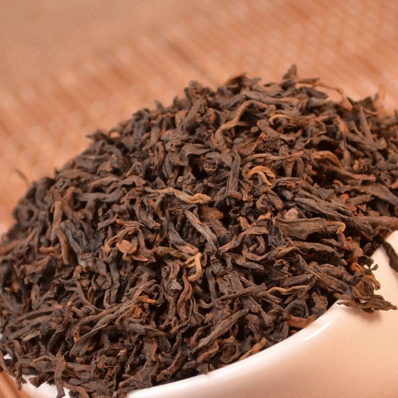 YunNan MengHai Puer Ripe Tea Loose Tea Cooked Puerh Mellow pu’er tea 250g