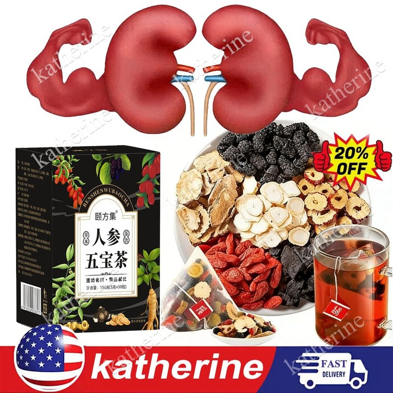 30pcs Ginseng six treasure tea , Kidney tea ,liver tea , red date kidney health