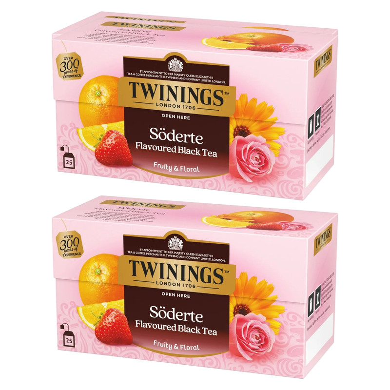 Twinings Soderte Black Tea 25 Bags Choose 1 2 5 10 15 Packs gallery