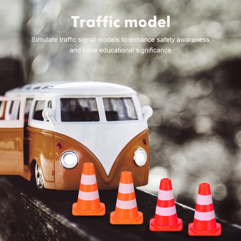 15PCS Mini Traffic Cones Miniature Scene Accessories Early Educational Toys gallery