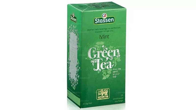 Stassen Mint Green Tea 25 Tea Bags Free Shipping World Wide