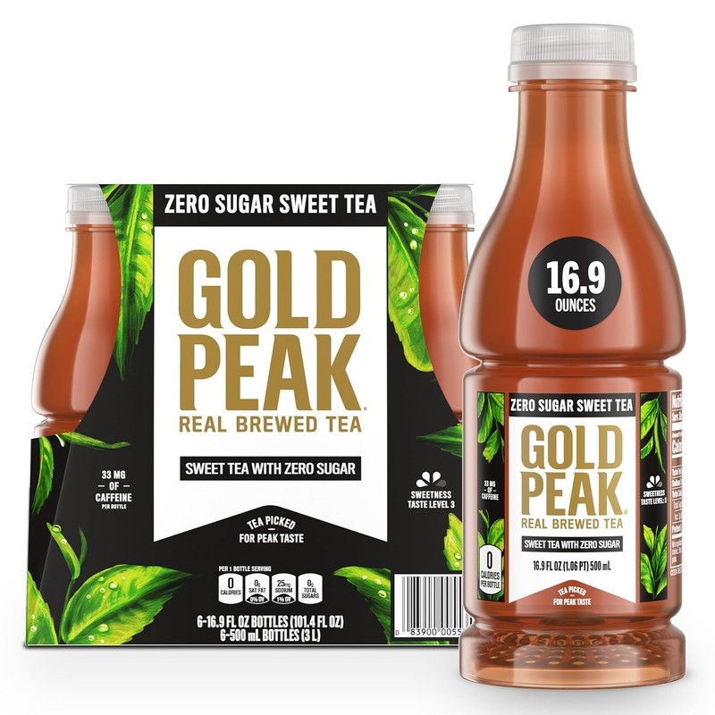 Iced Tea, Zero Sugar Sweet Tea Bottles, 16.9 fl oz, 6 Pack gallery