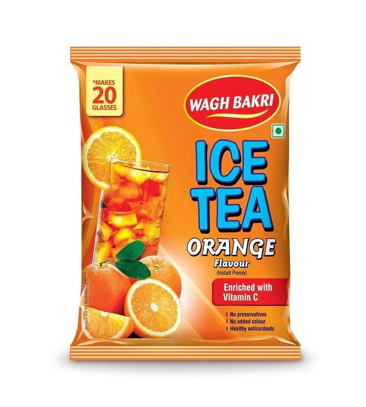 Wagh Bakri Orange Ice Tea, 250g Free Shipping World Wide