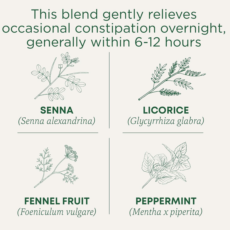 Tea, Organic Smooth Move Peppermint, Relieves Occasional Constipation, Senna, 16 gallery