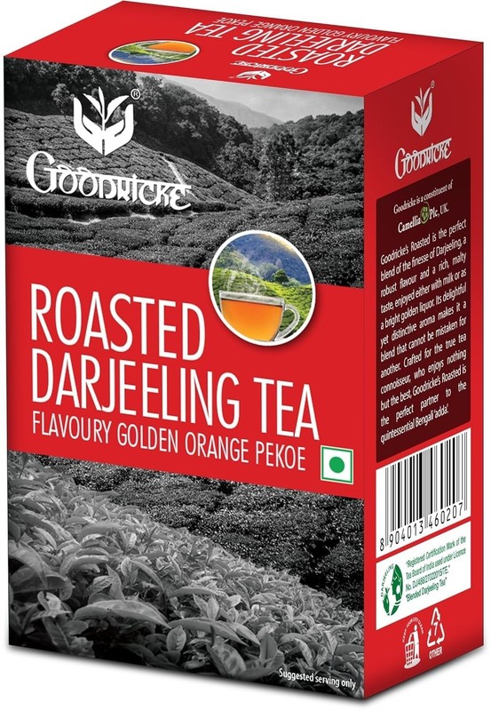 GOODRICKE Roasted Darjeeling Tea 250 g Premium Black Loose Leaves Tea Rich Taste