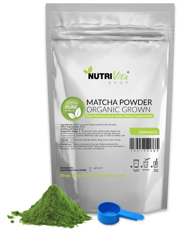 500g (1.1lb) 100% Pure Matcha Green Tea Powder Organically Grown Japanese nonGMO