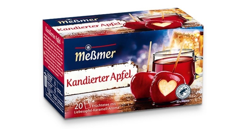 Messmer fruit tea CANDIED APPLE 1 box/ 20 tea bags Made in Germany FREE SHIP