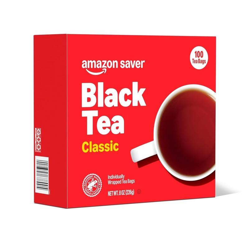 Classic Black Tea - 100 Individually Wrapped Bags, Caffeine-Free & gallery
