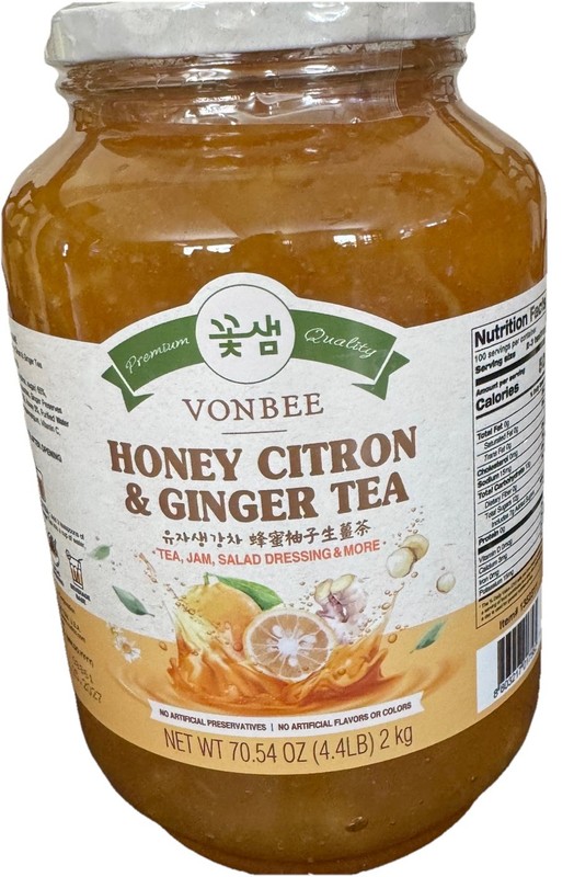 VONBEE HONEY CITRON & GINGER TEA 4.4 Lb