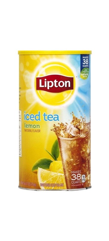 Lipton Lemon Iced Tea Mix - 95.7 oz. Makes 38 Quarts