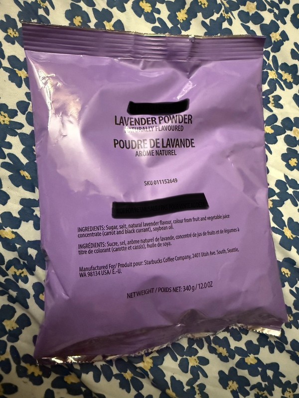 NEW! RARE! FACTORY SEALED STARBUCKS LAVENDER POWDER 12 OZ 2026!