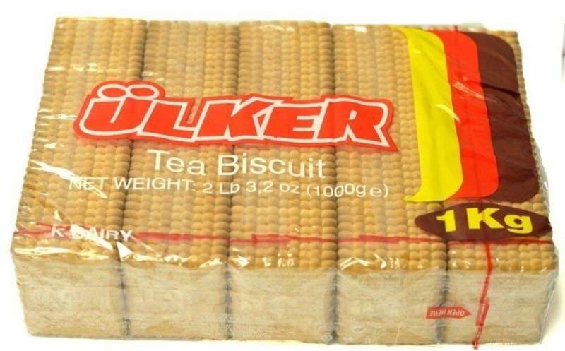 Ulker Tea Biscuits, 2.2lb (1000g) (2.2 lbs) 19.51 cm x 7.59 x 27.20