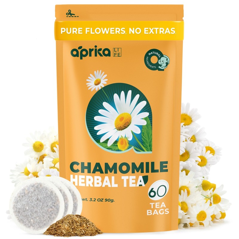 Peppermint & Chamomile Tea Bundle - 120 bags (60 in each pack), USA seller gallery