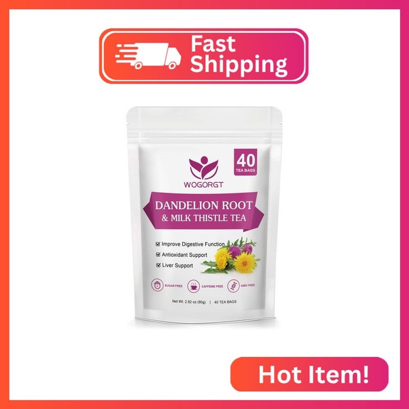 Dandelion Root with Milk Thistle Tea – Organic Dandelion Root and Milk Thistle T